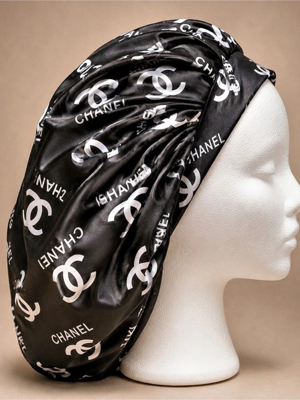 Black Hair Bonnet